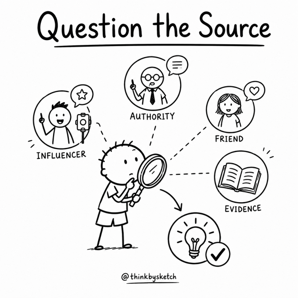 Teach Children to Evaluate Advice, Not Worship the Source